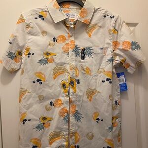 Hurley Tropical Fruit Print Button Down Shirt